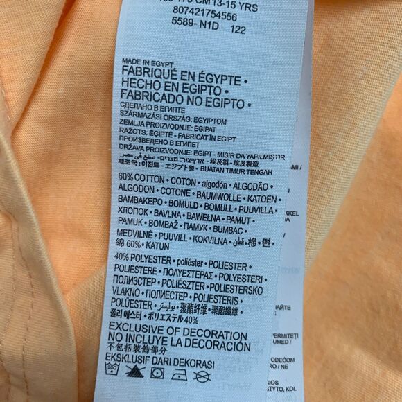 Hurley T Shirt Boys XL Extra Large Neon Orange Photo Beach Short Sleeve Crew Tee - Picture 10 of 13